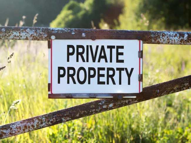 Private Property
